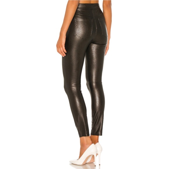 Spanx Leather-Like Ankle Skinny Pant - Picture 2 of 4